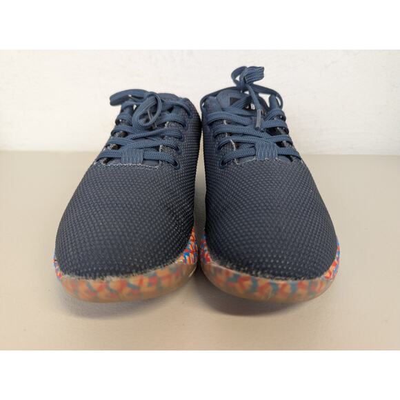 Nobull Outwork Sneakers Navy Gum Sole Colorful Training Gym CrossFit Womens 8.5 - Picture 6 of 10